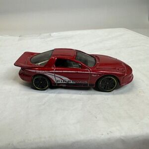 Hot Wheels Pontiac GM Firebird‎ Funny Car Red 1997 Mattel Thailand 1:64 Scale